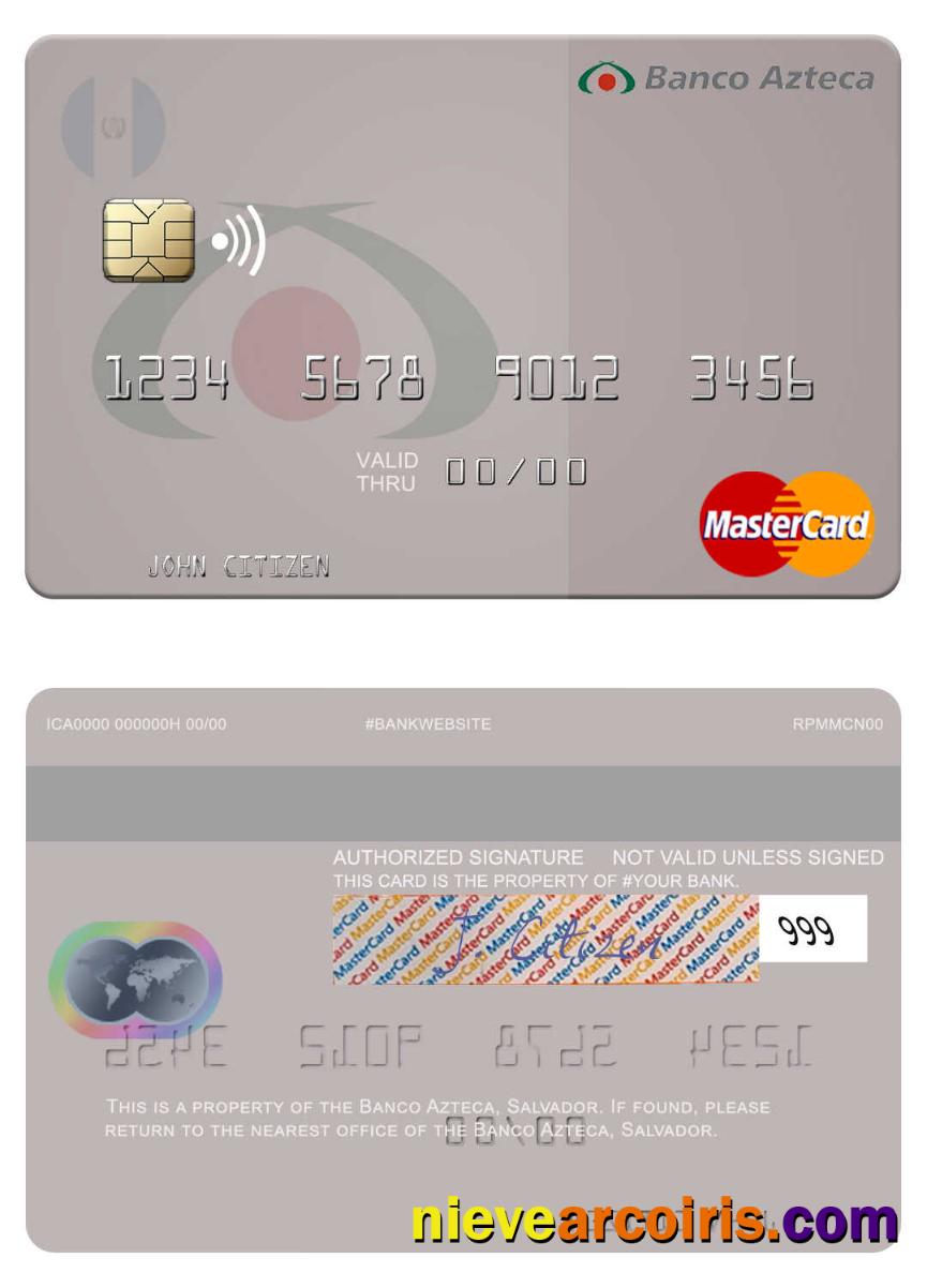 Salvador Banco Azteca mastercard
